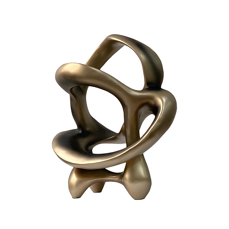 Abstrakte dekorative Knoten-Skulptur