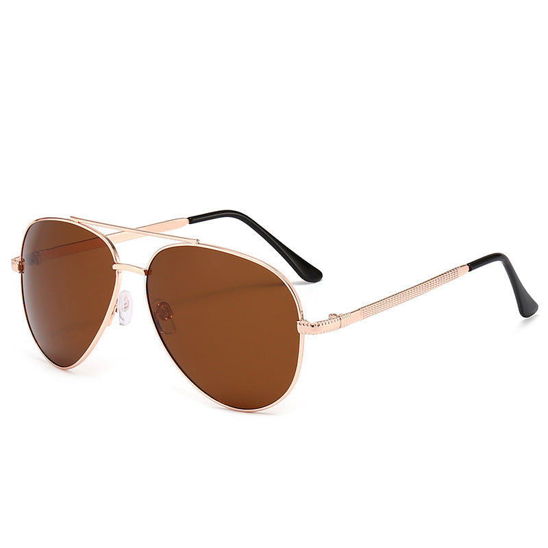 Herren elegante Retro-Pilotensonnenbrille Karnz