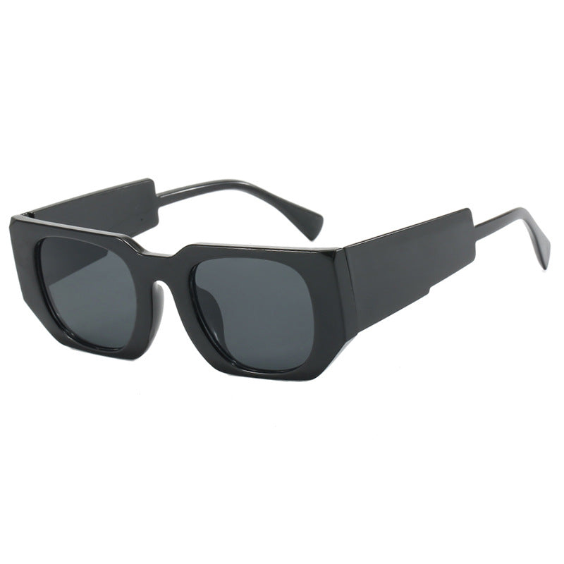 Damen oversized Sonnenbrille mit geometrischem Rahmen und UV-Schutz Karnz