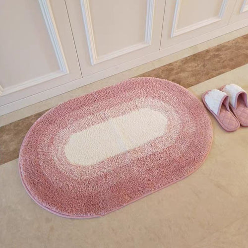 Plüschige rutschfeste Memory Foam Badmatte mit süßem Fischmuster