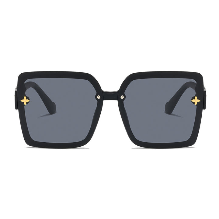 Damen Design-Sonnenbrille mit filigranem Rahmen und UV-Schutz Karnz