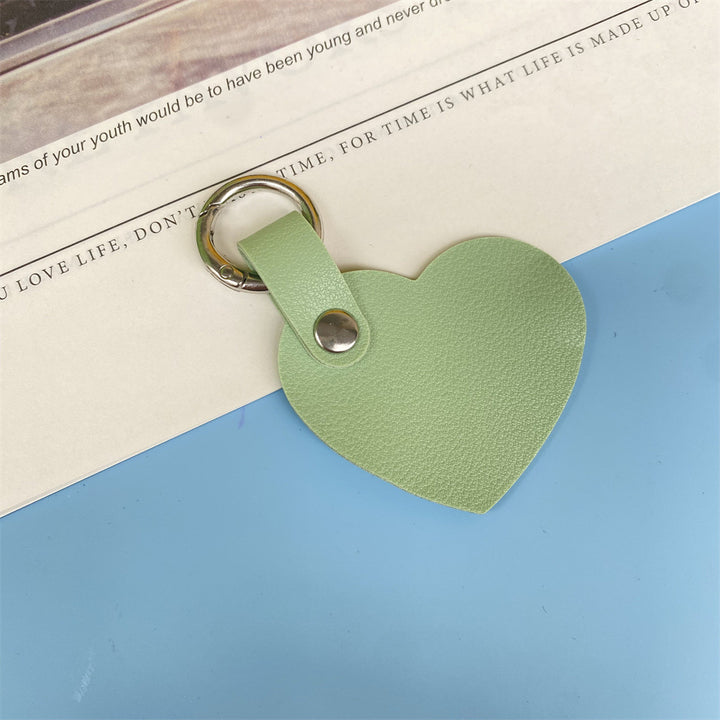 Premium Herzförmiger Leder-Schlüsselanhänger Karnz