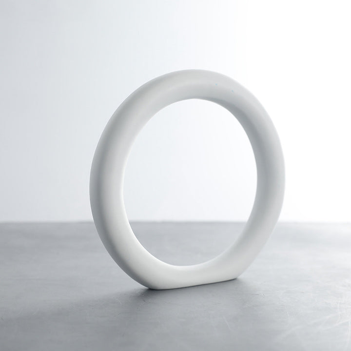 Moderne Minimalistische Dekorative Ring Skulptur