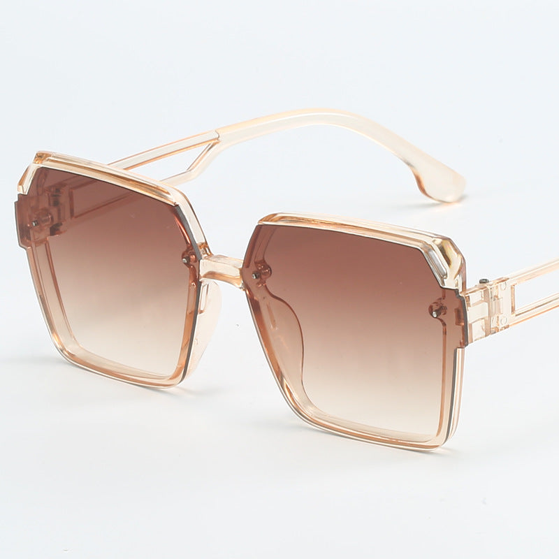 Damen modische quadratische Sonnenbrille mit filigranem Design Karnz