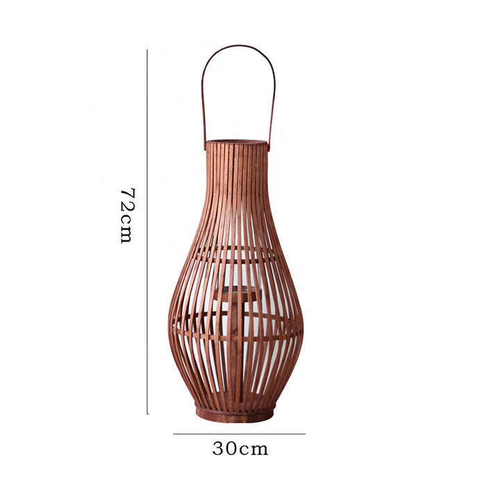 Elegante Rattan-Laterne Karnz