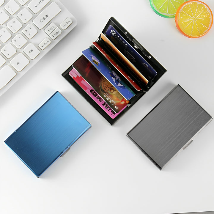 Premium Slim Aluminium Visitenkartenhalter
