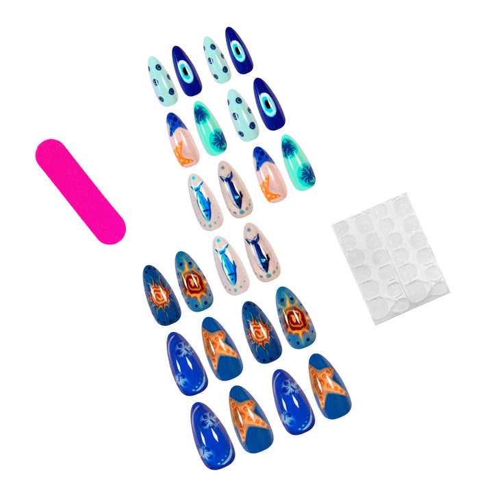 Kreative Aquatische Nagelkunst Karnz