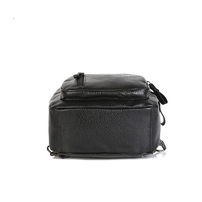 Stylische Leder Mini-Rucksack Karnz