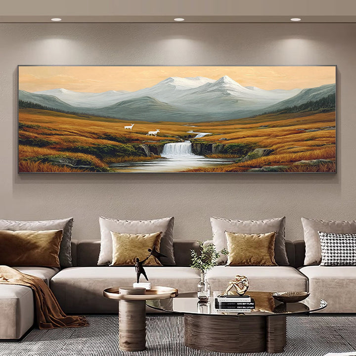 Berglandschaft Leinwand Kunstwerk