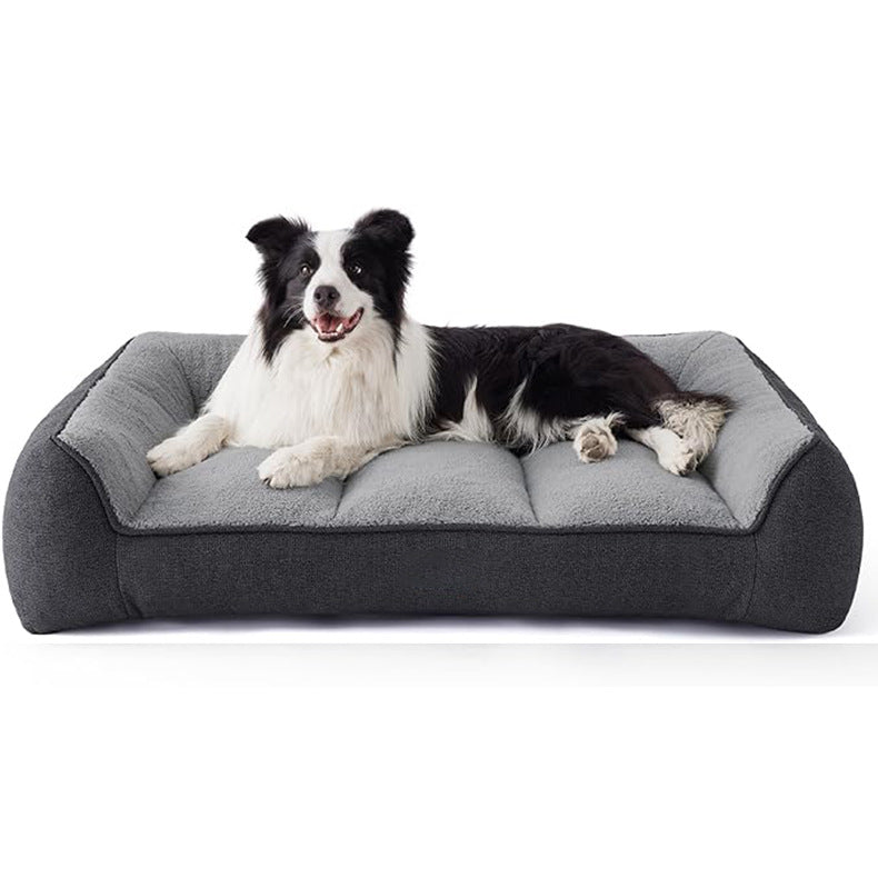 Orthopädisches Plüsch-Hundelounge Hundebett