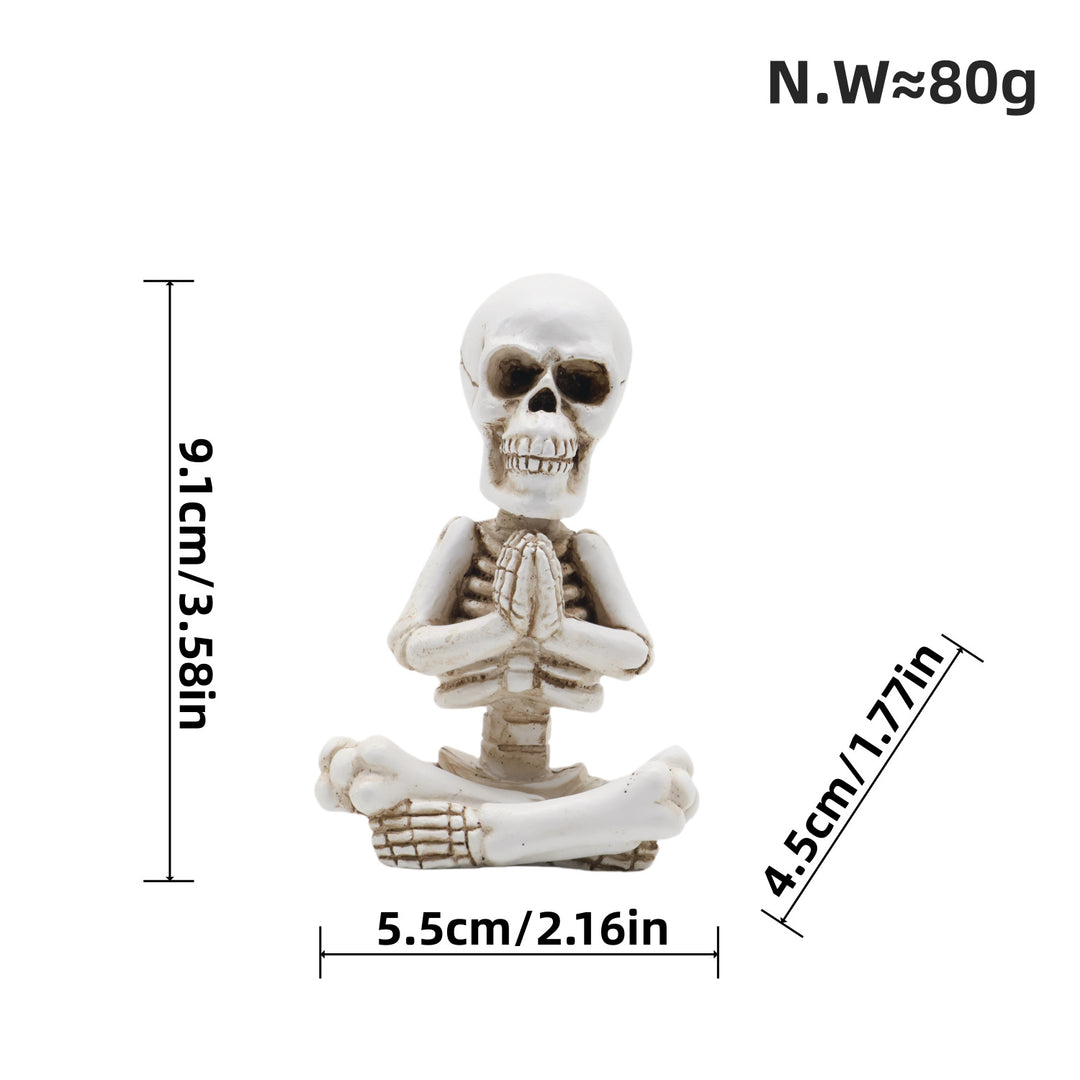 Dekorative Skelettfigur Karnz
