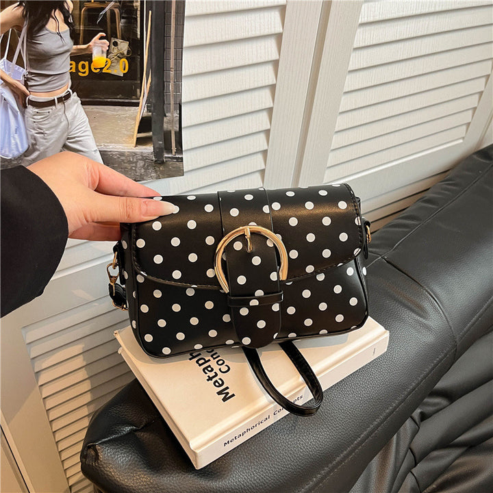 WoStylish Polka Dot Umhängetasche Karnz