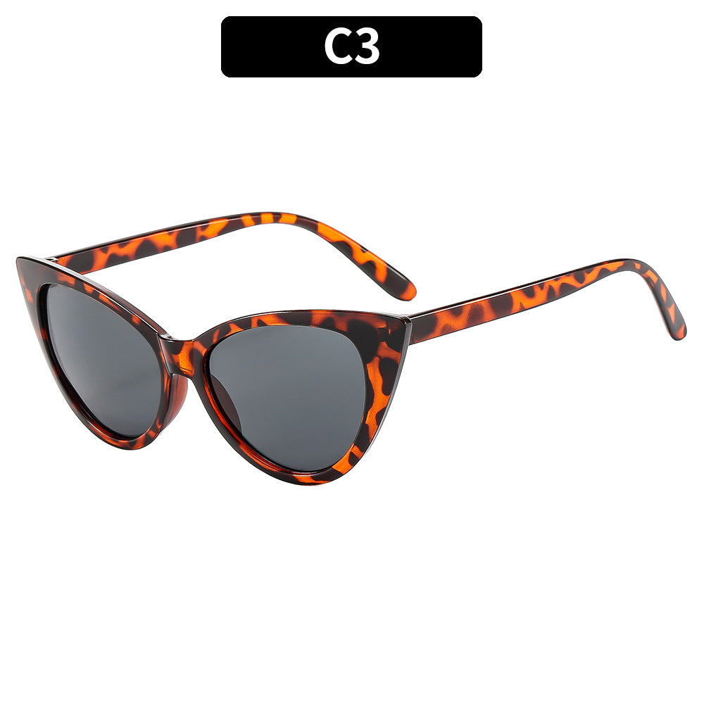 Cat-Eye Sonnenbrille mit Schildpatt-Rahmen