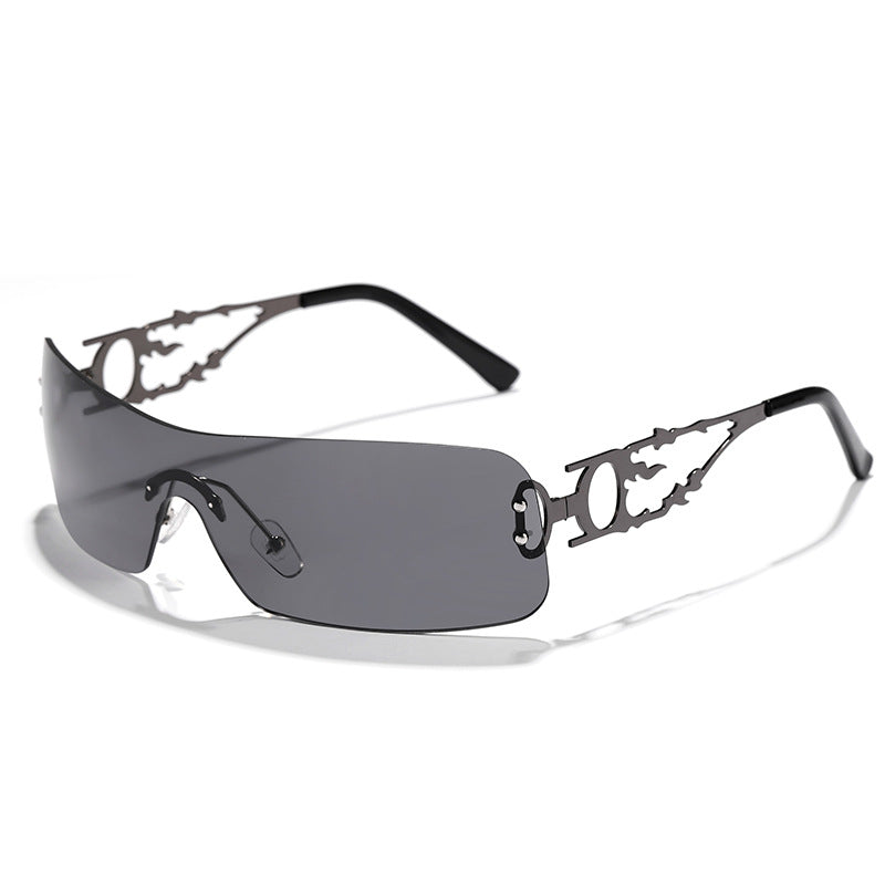 Damen modische Sportsonnenbrille mit innovativem Design und UV-Schutz Karnz