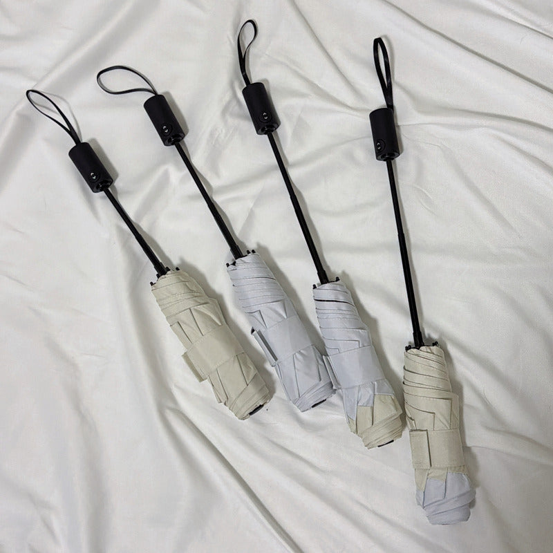 Damen eleganter Falt-Regenschirm mit innovative Handhabungsautomatik Karnz