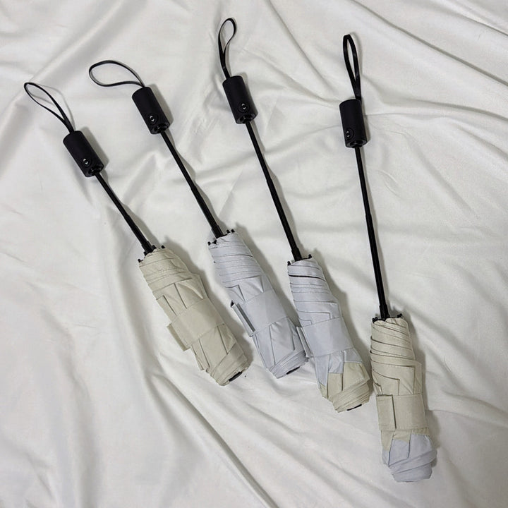 Damen eleganter Falt-Regenschirm mit innovative Handhabungsautomatik Karnz