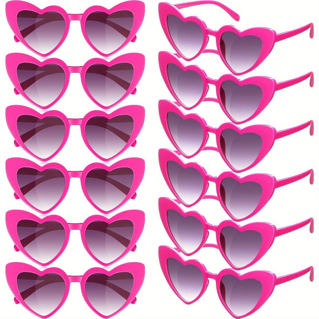 Herzförmige Retro-Sonnenbrille Karnz