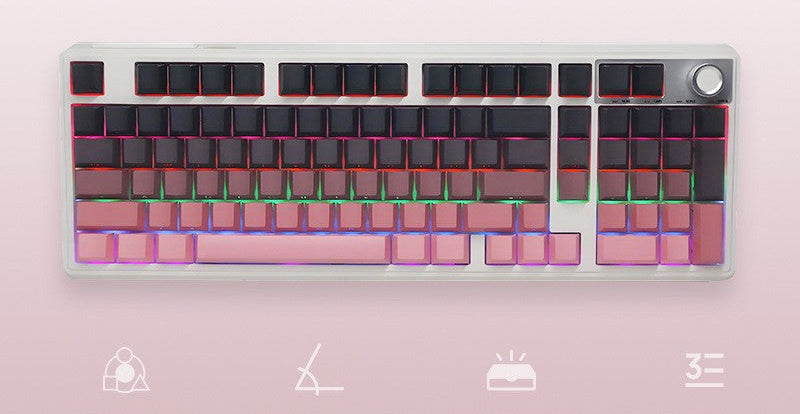 Mechanische Hintergrundbeleuchtete Gaming-Tastatur Karnz