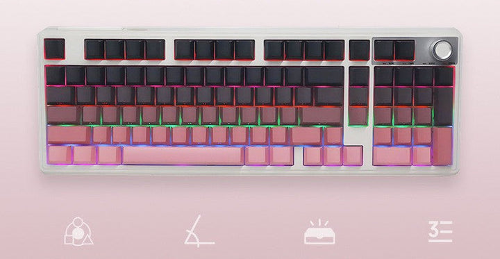 Mechanische Hintergrundbeleuchtete Gaming-Tastatur Karnz
