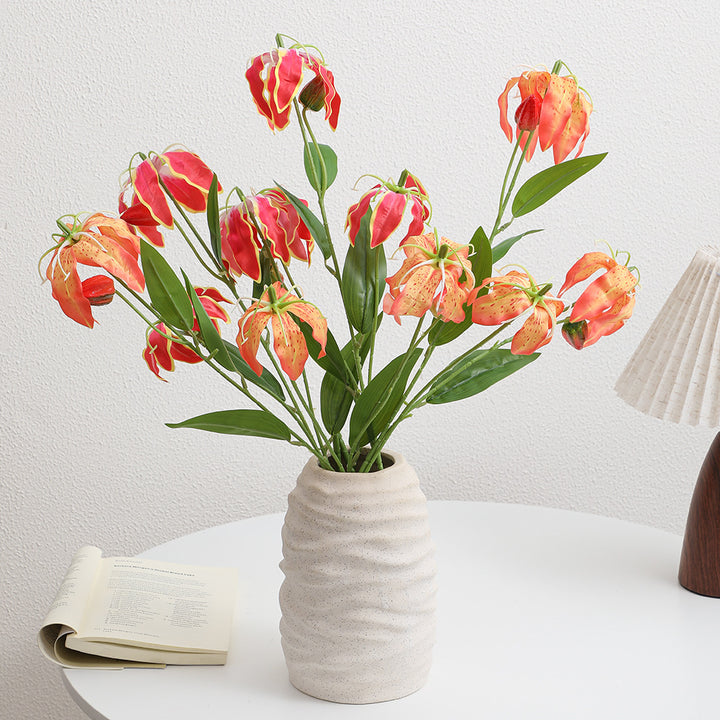 Künstlicher Orchideenstrauß mit lebendigen Blüten und feinen Details Karnz