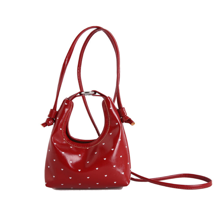 WoCute Herz-Muster Mini Schultertasche Karnz