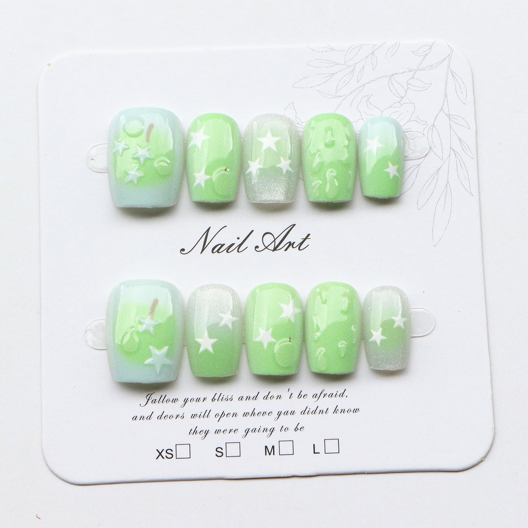 Künstlerisches Sternen Nagelset