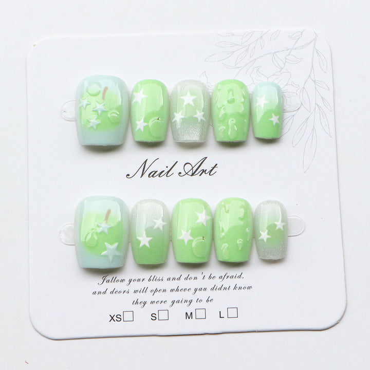 Künstlerisches Sternen Nagelset