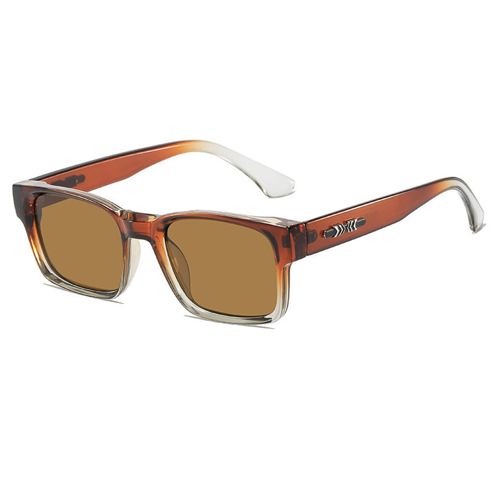 Stylische Chunky Quadratische Sonnenbrille Karnz
