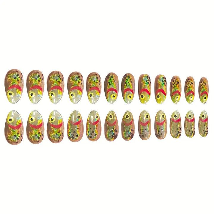 Kreatives Fische-Themen Nagelkunst Set Karnz