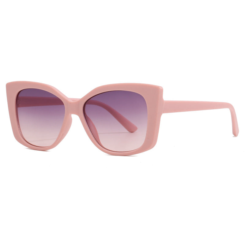Damen Modische Cat-Eye-Sonnenbrille mit modernem Design Karnz