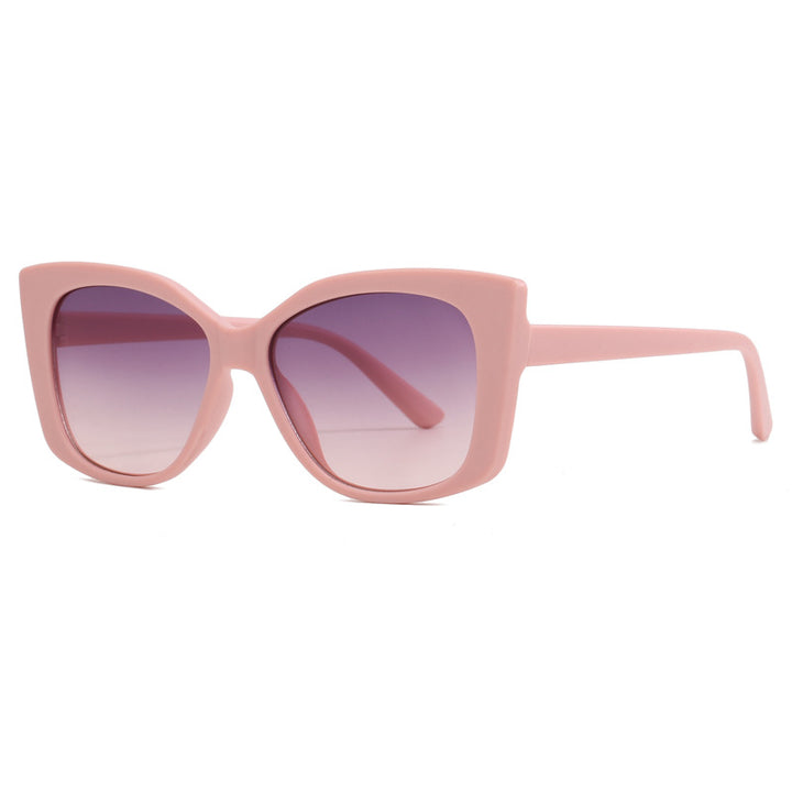 Damen Modische Cat-Eye-Sonnenbrille mit modernem Design Karnz