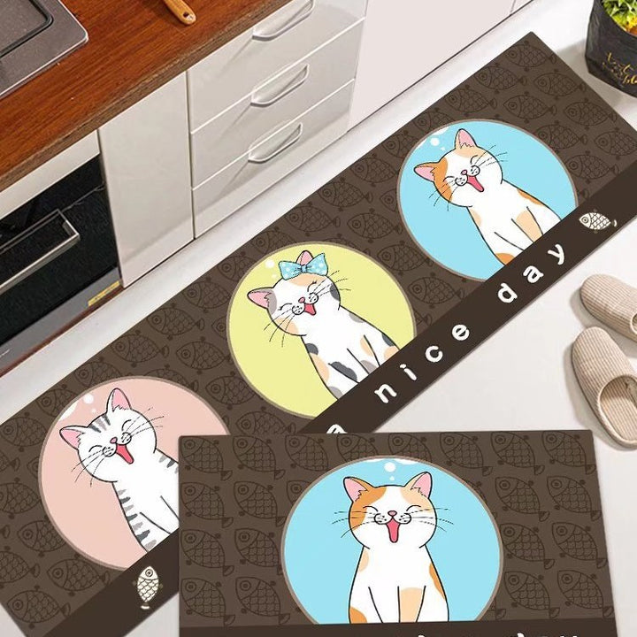 Katzen-Themen Küchenmatte Karnz