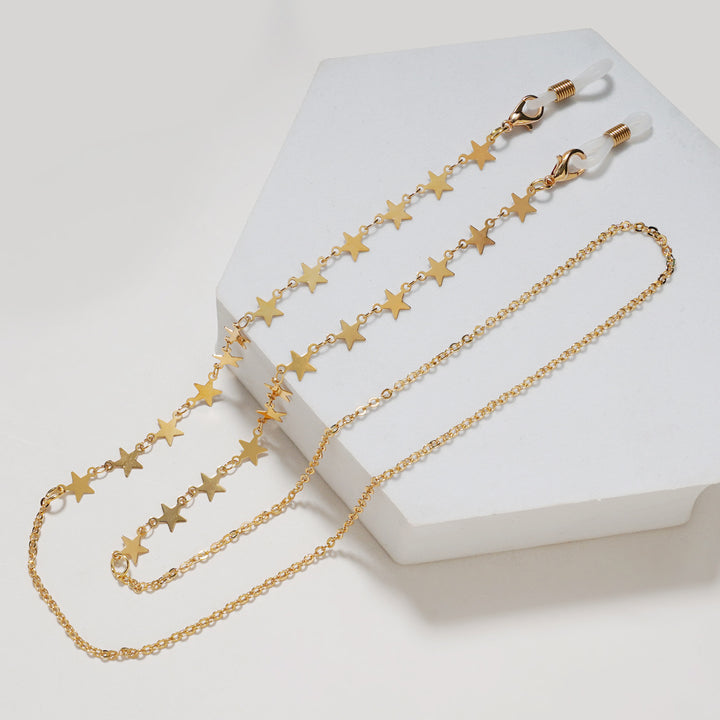 Chic Geometrische Brillen Kette Karnz