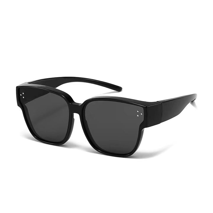 Moderne Oversized Quadratische Sonnenbrille Karnz