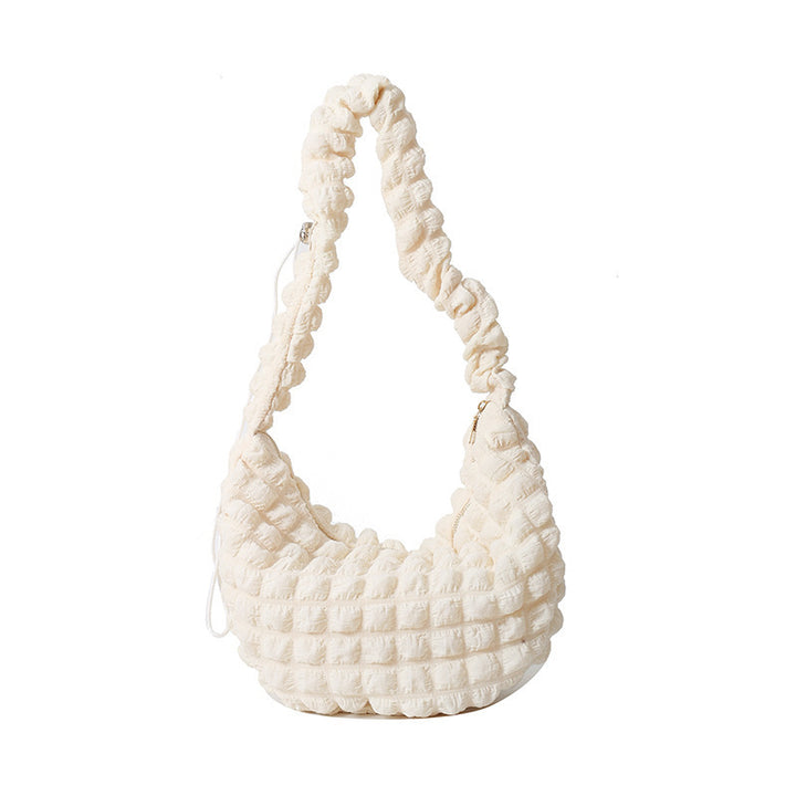 Texturiertes Stoff-Hobo-Bag Karnz
