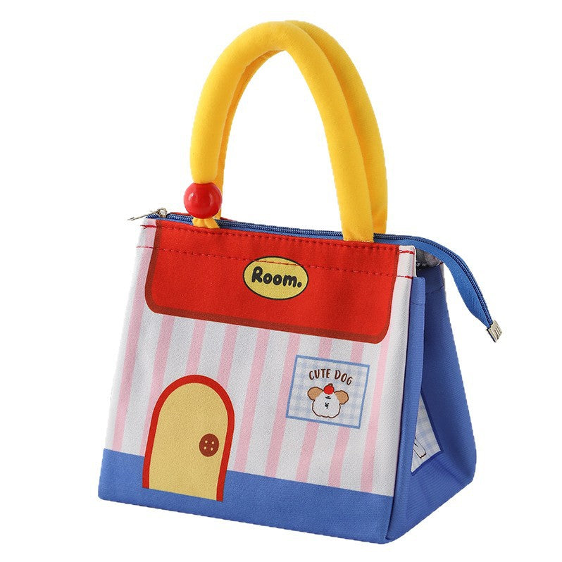 Niedliche hausförmige Lunch Tasche Karnz