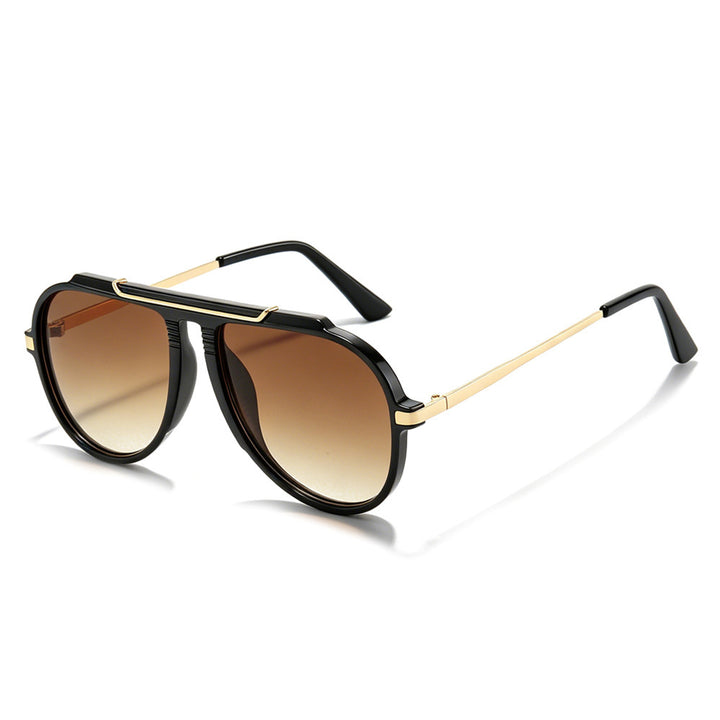Stylische Gradient Shield Sonnenbrille Karnz