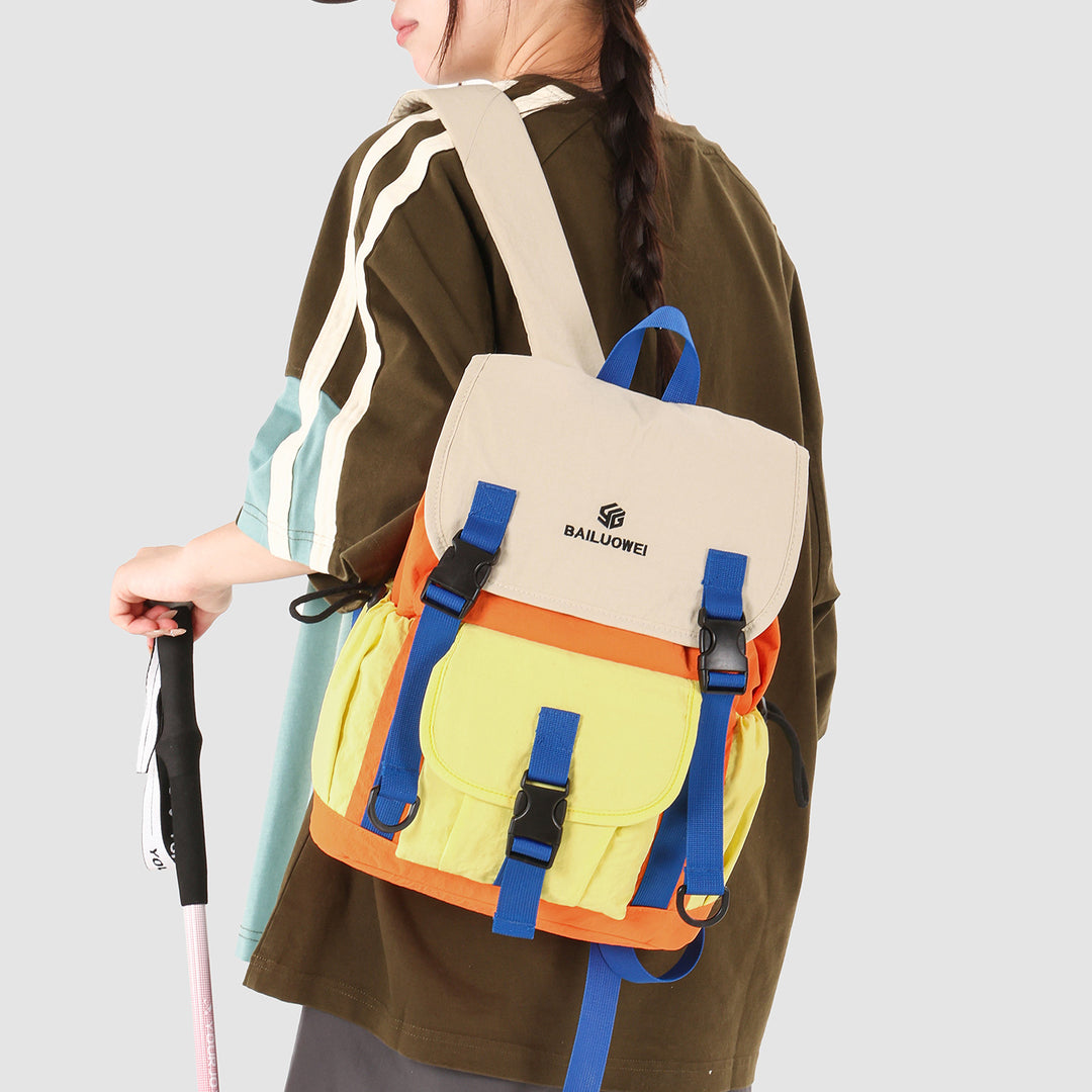 Multi-Taschen Bunte Abenteuer Rucksack Karnz