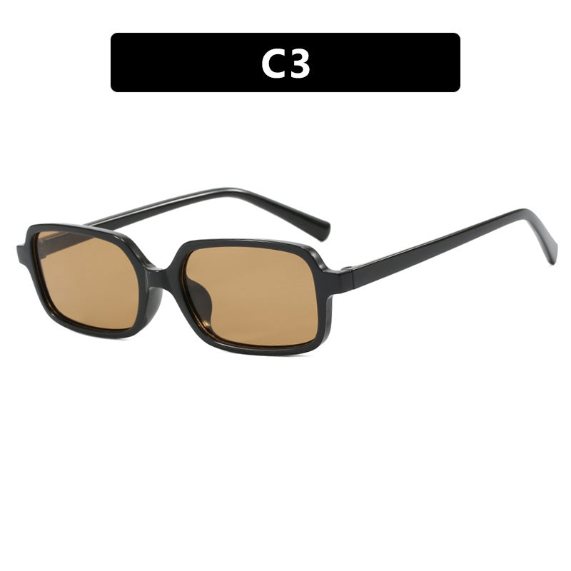 Damen quadratische Sonnenbrille mit einzigartigem, extravaganten Design und UV-Schutz Karnz