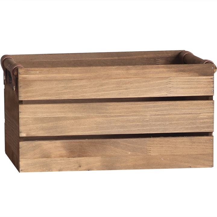 Robuster Aufbewahrungskorb aus Holz Karnz