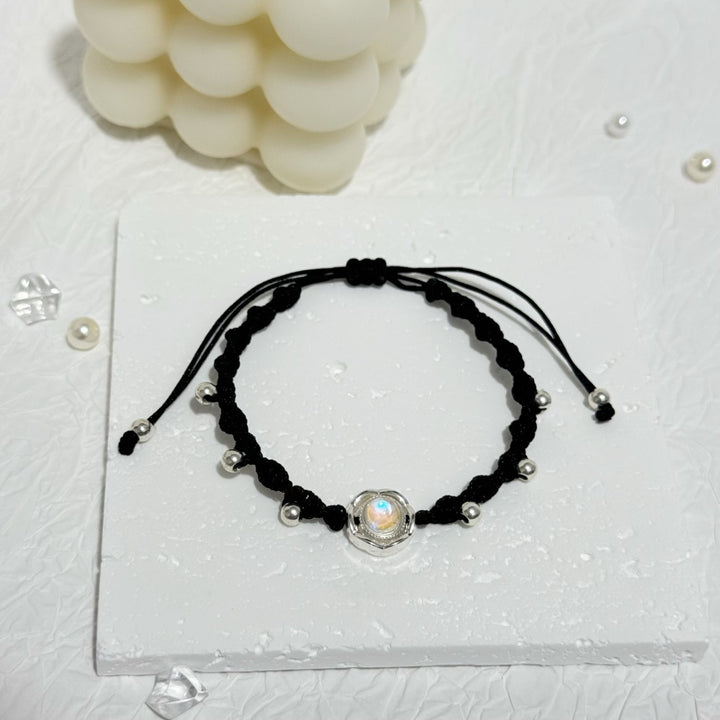 Verstellbares Floral Charm Armband Karnz