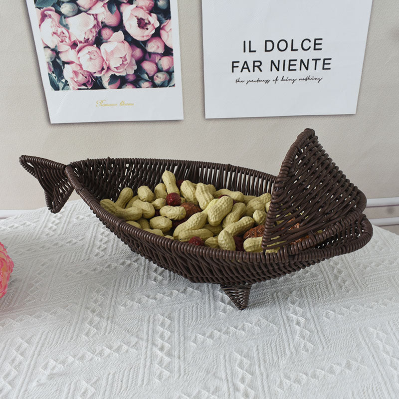 Dekorative fischförmige Aufbewahrungskorb Karnz