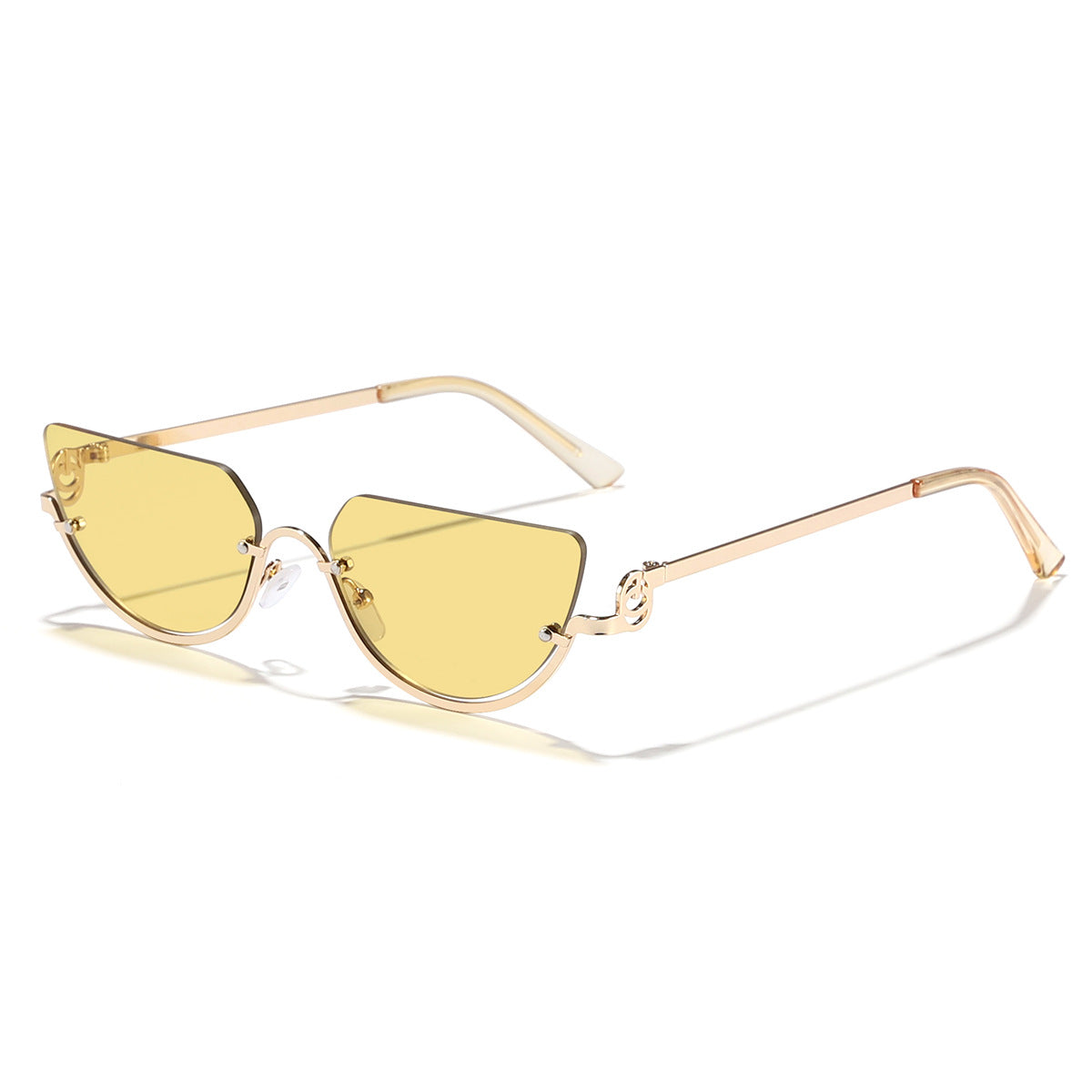 Damen Design-Sonnenbrille mit innovativem Cat-Eye-Rahmen Karnz