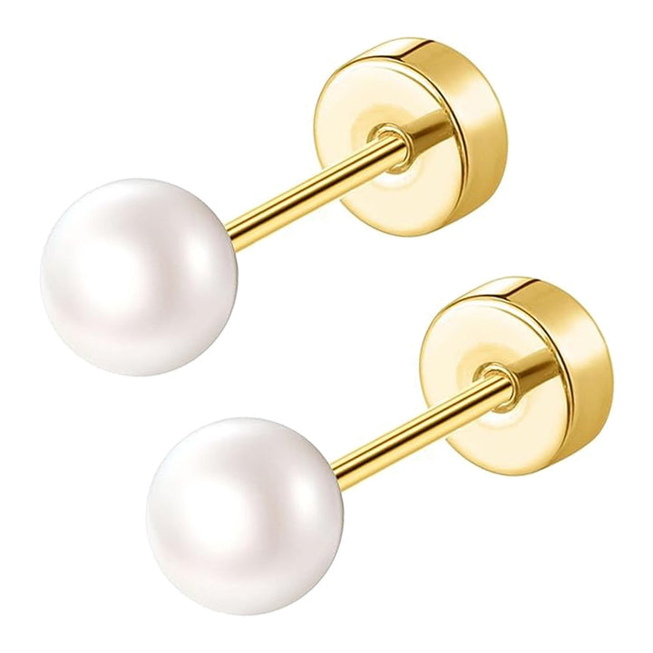 Elegante Perlen Ohrstecker Karnz