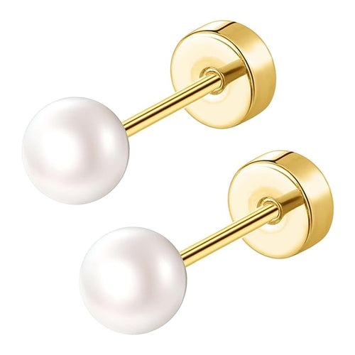 Elegante Perlen Ohrstecker Karnz