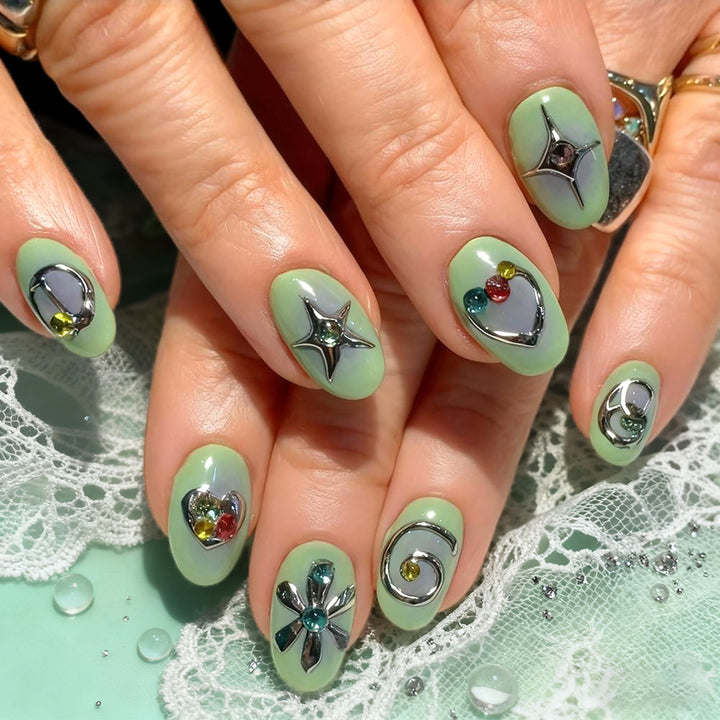 Künstlerisch Verziert Nagelkunst Karnz