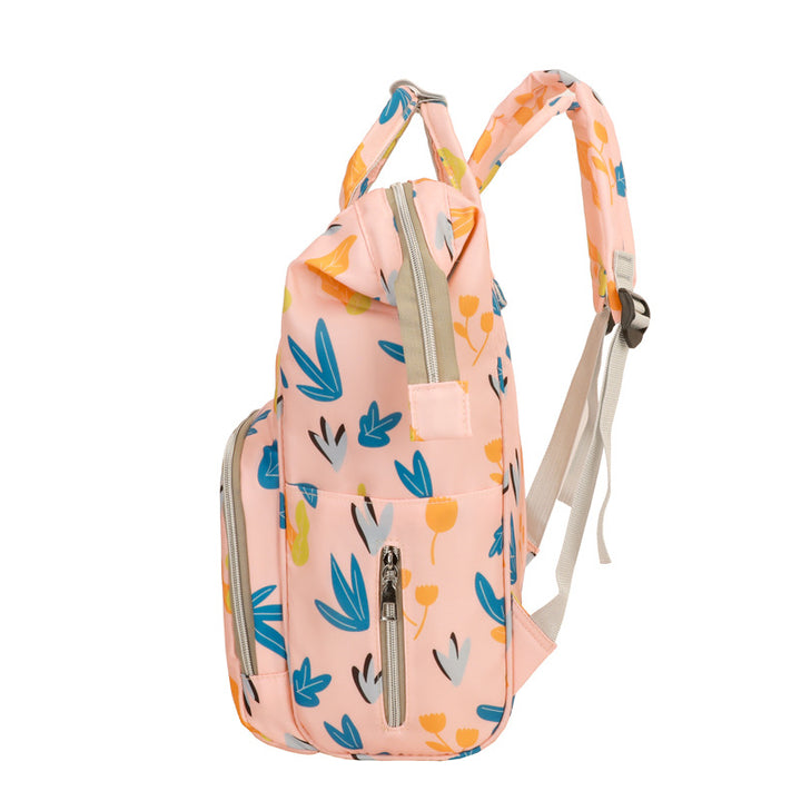 Stylische Blumenmuster Rucksack Karnz