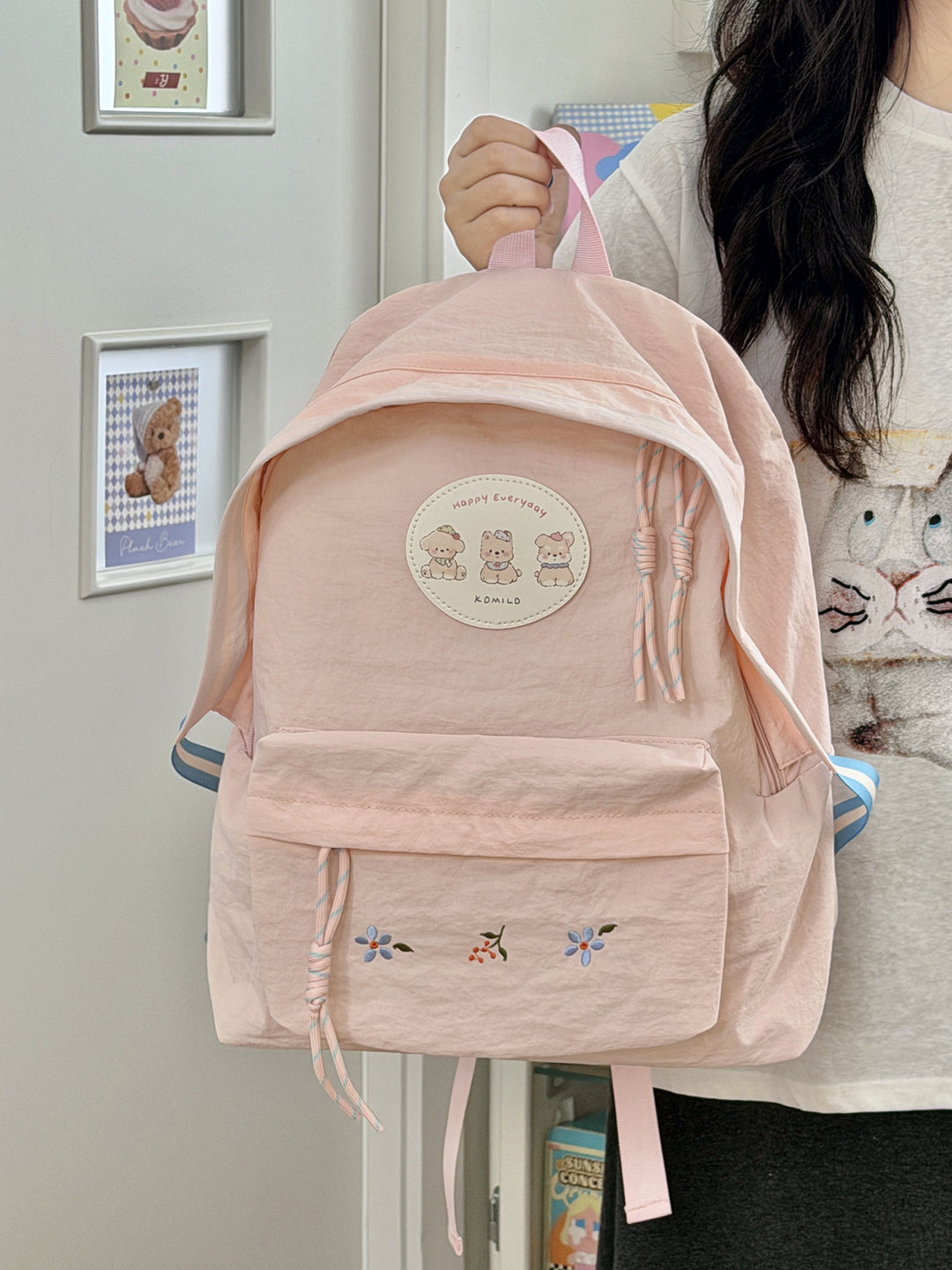 Bestickter lässiger Rucksack Karnz