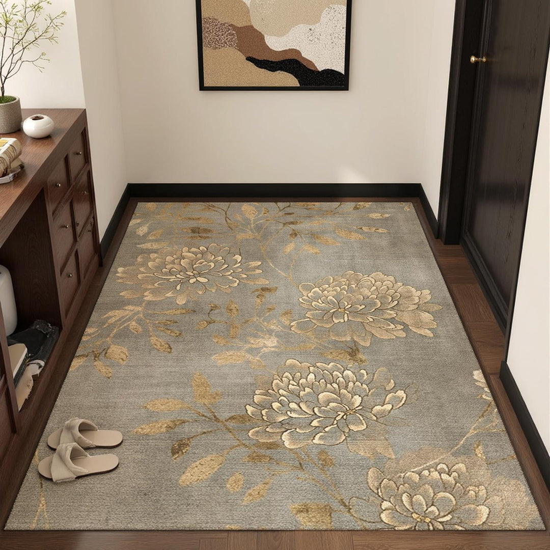 Eleganter floraler Teppich