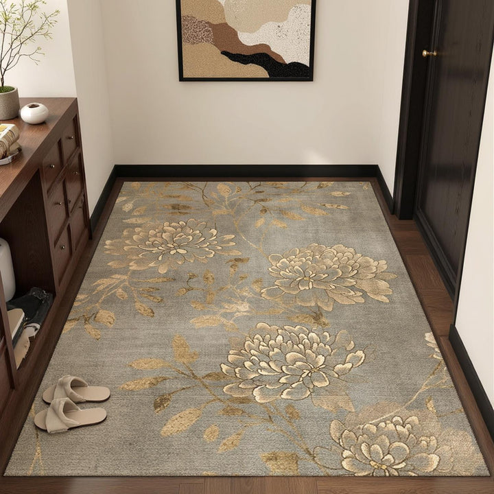 Eleganter floraler Teppich